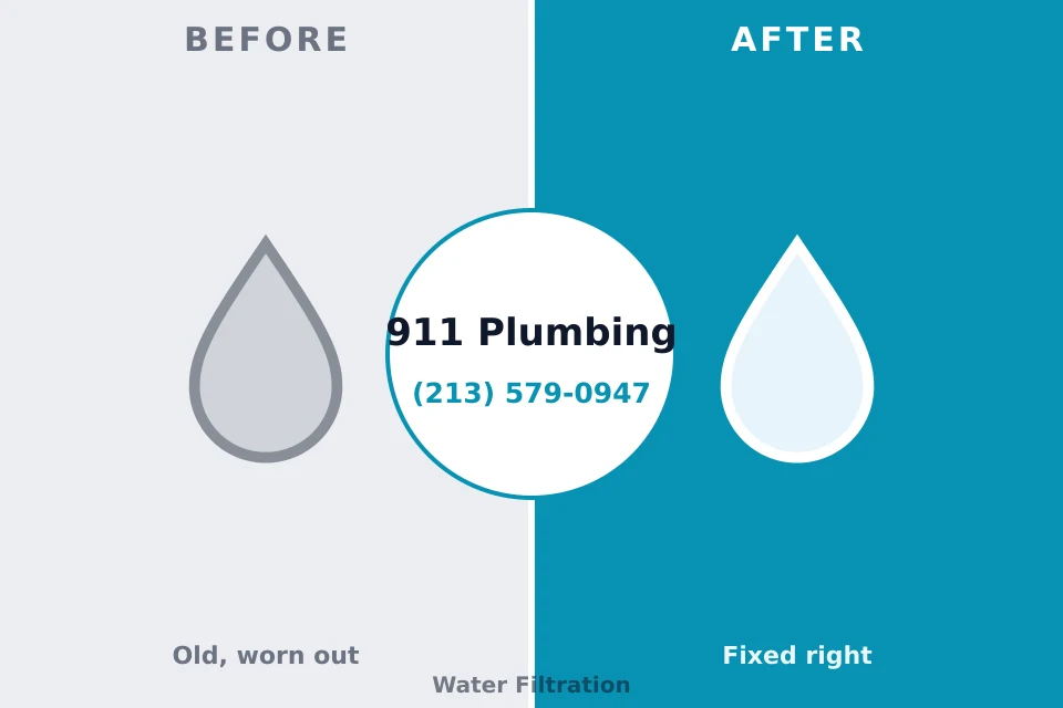 Before and after: plumbing repair North Lakeville, MA